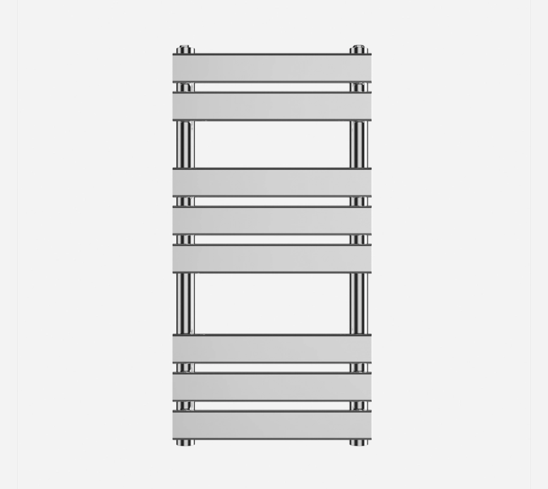 Flat Panel Towel Radiator - 1200mm x 600mm - Chrome - 391372