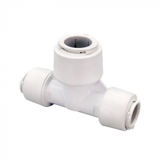 FloPlast FloFit+ Reducing Tee - 22mm x 22mm x 28mm - FRT222228