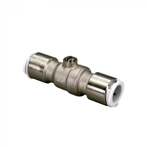 FloPlast FloFit+ Chrome Isolating Valve - 15mm - FV15