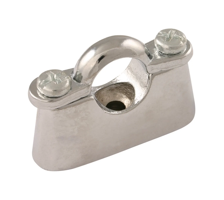 Cast Brass Hospital Bracket - 28mm Chrome Plated