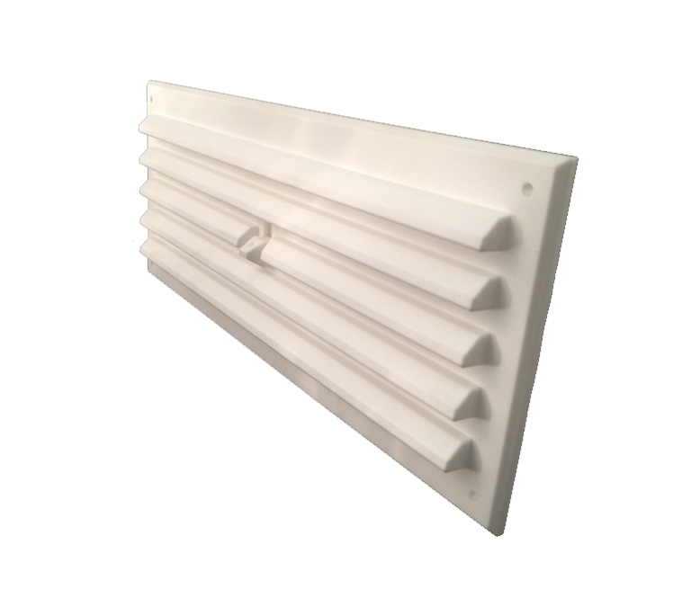 Airflow Open/Close Vent - 9" x 3" White