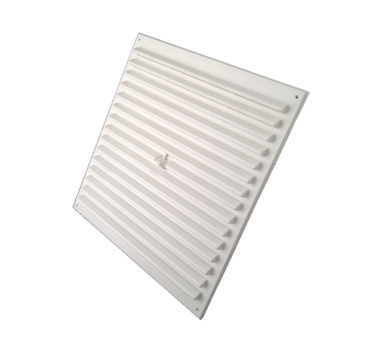 Airflow Open/Close Vent - 9" x 9" White