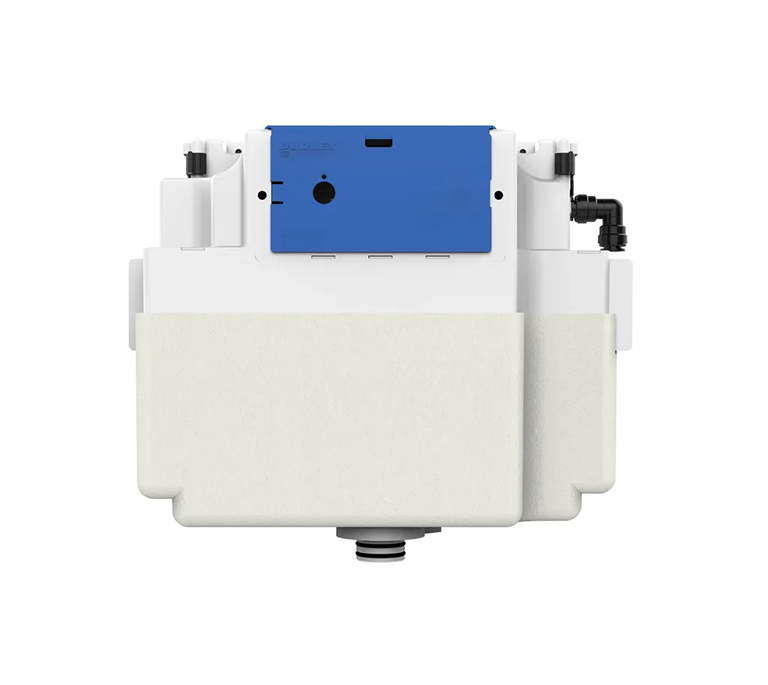 Dudley Vantage Dual Flush Concealed Cistern - with Jacket with Piazza Push Button - 325285