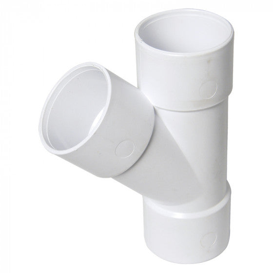 FloPlast ABS Solvent Weld Waste - Branch - 40mm White - WS43W