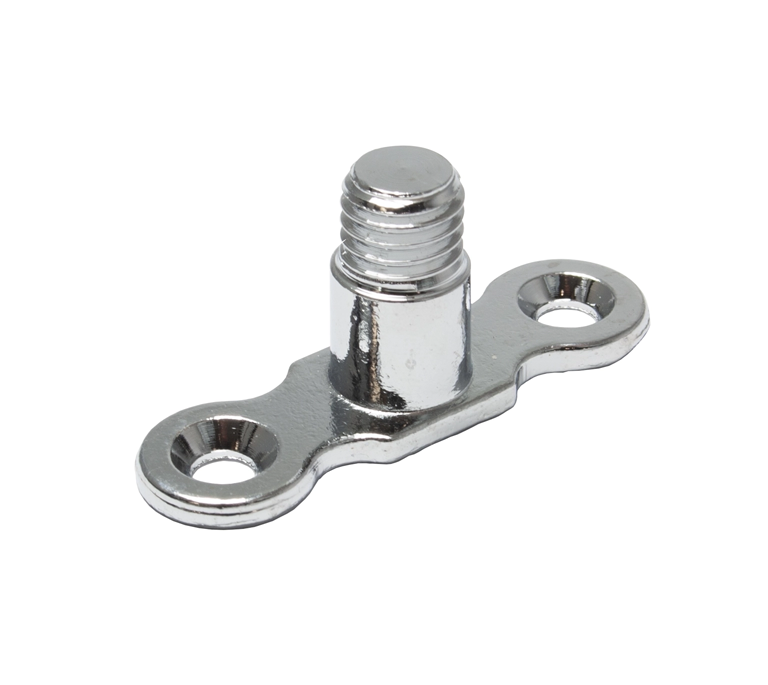 Cast Brass Backplate M10 - Male Chrome Plated