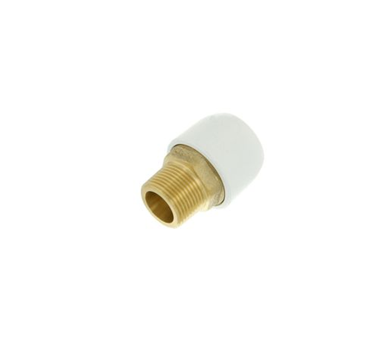 Hep2O Male Adaptor - Brass - 28mm x 1" - HX29/28W