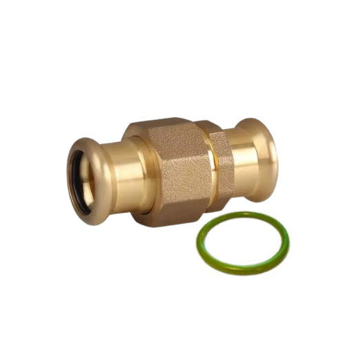 M-Press Fittings - Copper FKM for Solar, High Temp, Compressed Air & Industrial Heating - M-Profile - Press Fit - Copper Union - 28mm