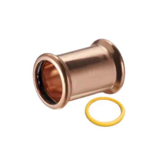 M-Press Fittings - Copper Gas - M-Profile - Press Fit - Straight Coupling - 15mm