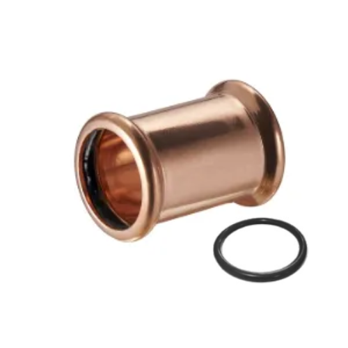 M-Press Fittings - Copper Water - M-Profile - Press Fit - Straight Coupling - 76mm