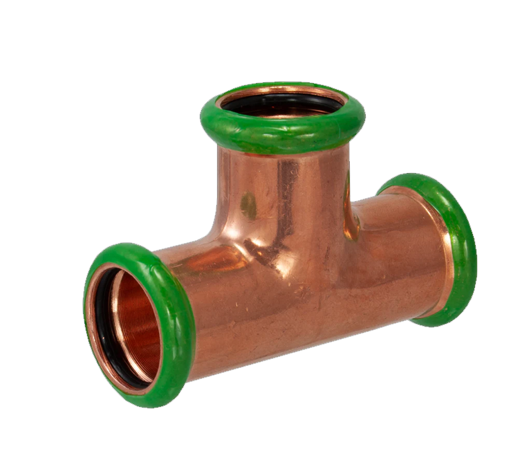 Pegasus PressFit Equal Tee - M-Profile - Water - 54mm (Pack of 2)