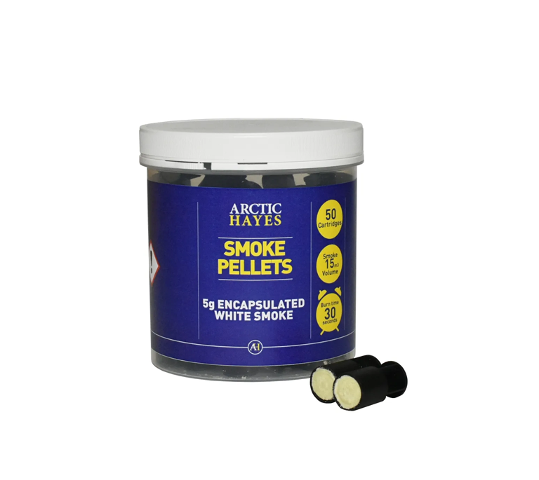 Arctic Hayes Smoke Pellets (Tub of 50) - 5g - White - PH530