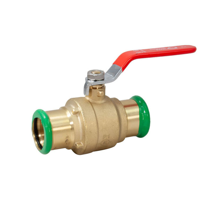 Pegasus PressFit Red Handle Lever Ball Valve - M-Profile - Water - 54mm (Pack of 1)