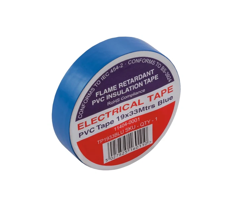 PVC Insulation Tape - Blue 19mm x 33m