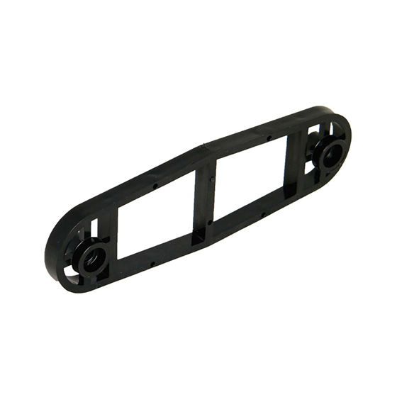 FloPlast 68mm Round - Downpipe 8mm Spacer - Black - RC9B