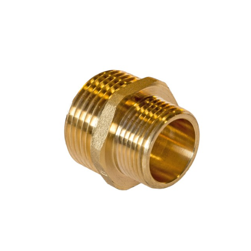 Brass - Reducing Nipple - 1" x 3/4"