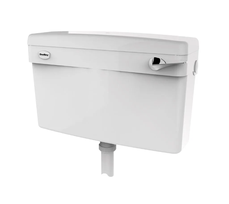 Dudley Slimline Exposed Low Level Side Inlet Cistern - White - 315262
