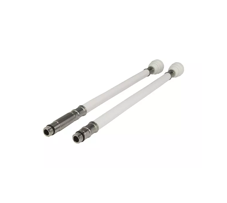 Speedfit Monobloc Mixers - White Flexible Tap Connector (Pair) - 15mm x M10 - WFLX28