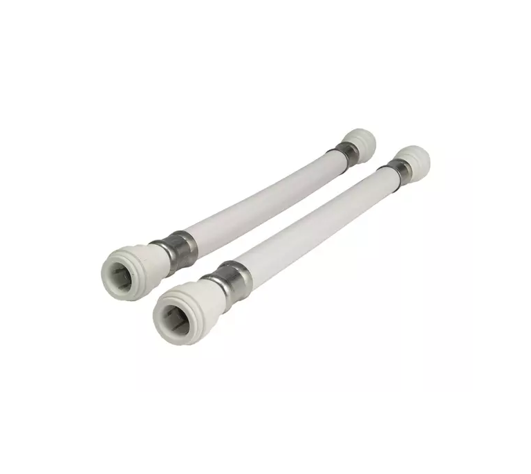 Speedfit x Speedfit - White Flexible Tap Connector (Pair) - 15mm x 15mm x 300mm - WFLX17