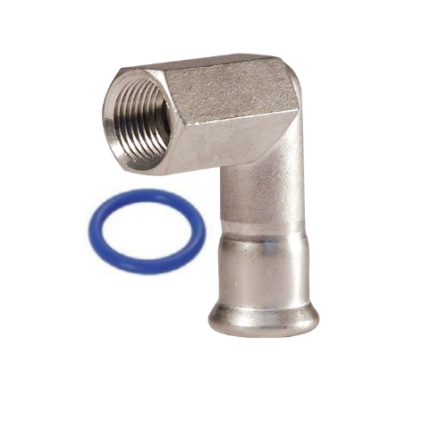M-Press Fittings - Stainless Steel 316 Steam - M-Profile - Press Fit - Female Iron Elbow - 35mm x 1 1/4"