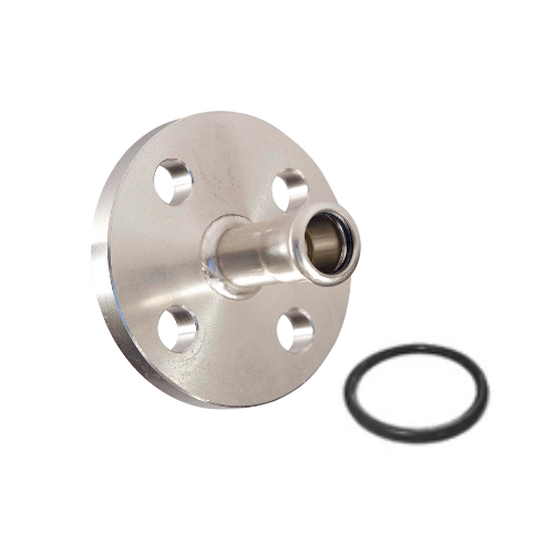 M-Press Fittings - Stainless Steel 316 Water - M-Profile - Press Fit - Flange (4 Holes) with Press Joint - PN16 - 35mm / DN32