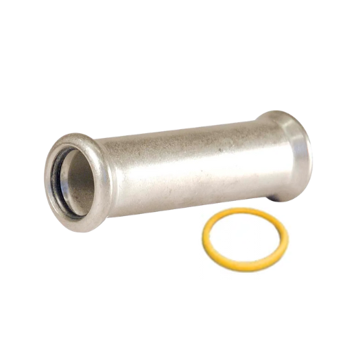 M-Press Fittings - Stainless Steel 316 Gas - M-Profile - Press Fit - Slip Coupling - 42mm
