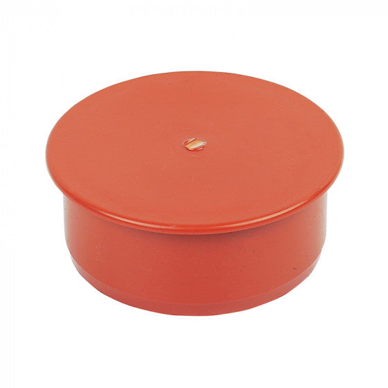 FloPlast 110mm Underground Drainage - Socket Plug - D296