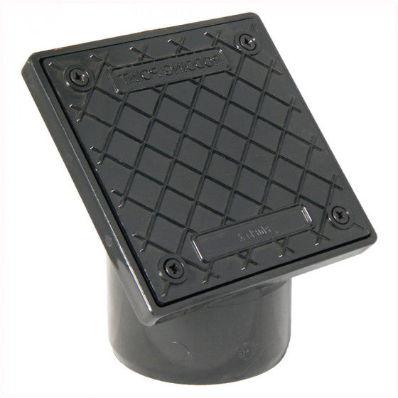 FloPlast 110mm Underground Drainage - Square PVC Rodding Point 45° (Spigot) - D883