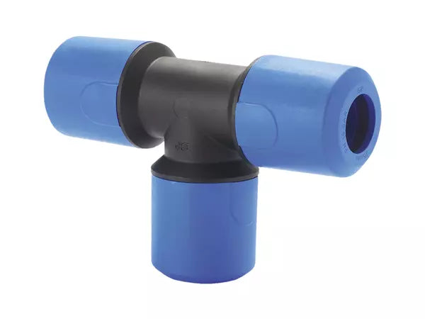 Speedfit Blue Reducing Tee - 32mm x 32mm x 25mm - UG232AB