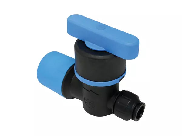 Speedfit Blue Stop Tap MDPE x Copper/PEX - 25mm x 22mm - UGSTV2522