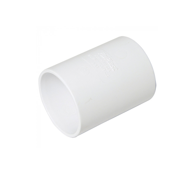 FloPlast ABS Solvent Weld Waste - Coupling - 32mm White - WS07W