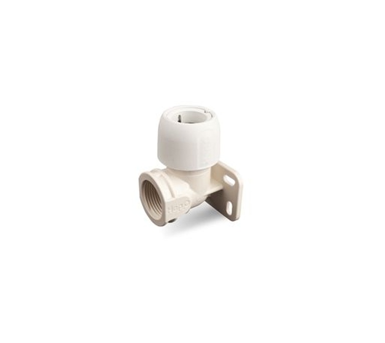 Hep2O Wallplate Elbow - 22mm x 3/4" - HX6/22W