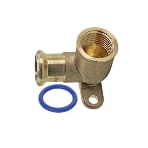 M-Press Fittings - Copper Steam - M-Profile - Press Fit - Wallplate Elbow
