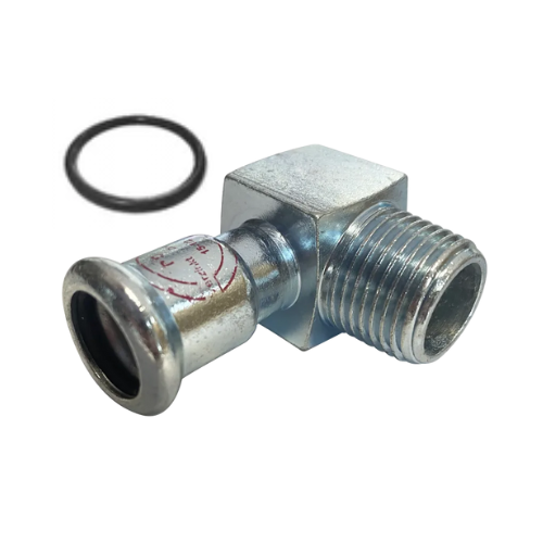 M-Press Fittings - Carbon Steel - M-Profile - Press Fit - Male Transition Elbow