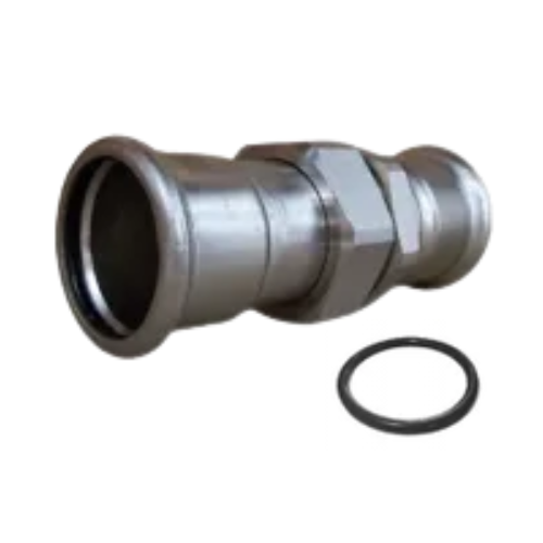 M-Press Fittings - Stainless Steel 316 Water - M-Profile - Press Fit - Union with Flat Seal