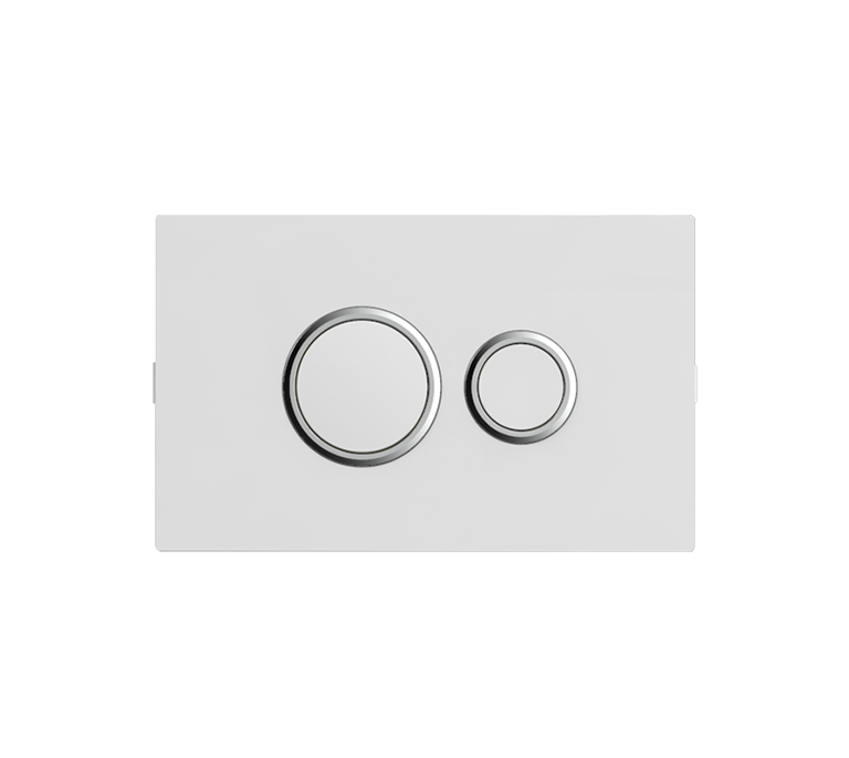 Fluidmaster Pneumatic Flush Plate - White - 1000Z-031-P1