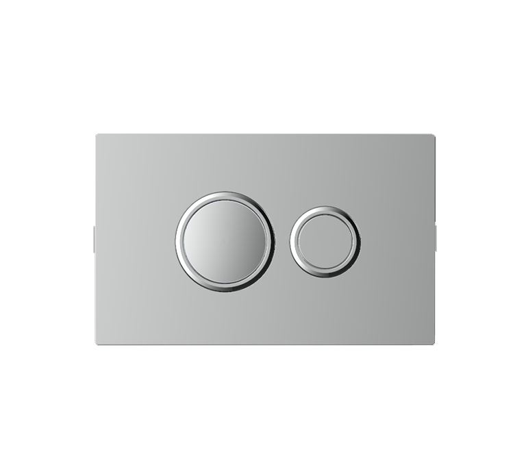 Fluidmaster Pneumatic Flush Plate - Polished Chrome - 1000Z-033-P1