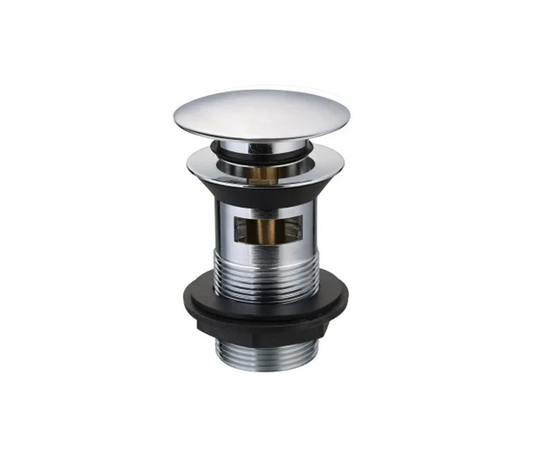 Peerless Easy Clean Mushroom Clicker Basin Waste - Unslotted - 1 1/4" - Chrome - 201318