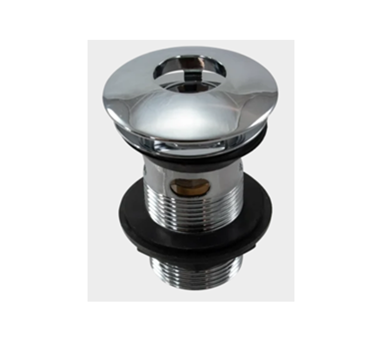 Peerless Central Clicker Plug Basin Waste - Slotted - 1 1/4" - Chrome - 201327