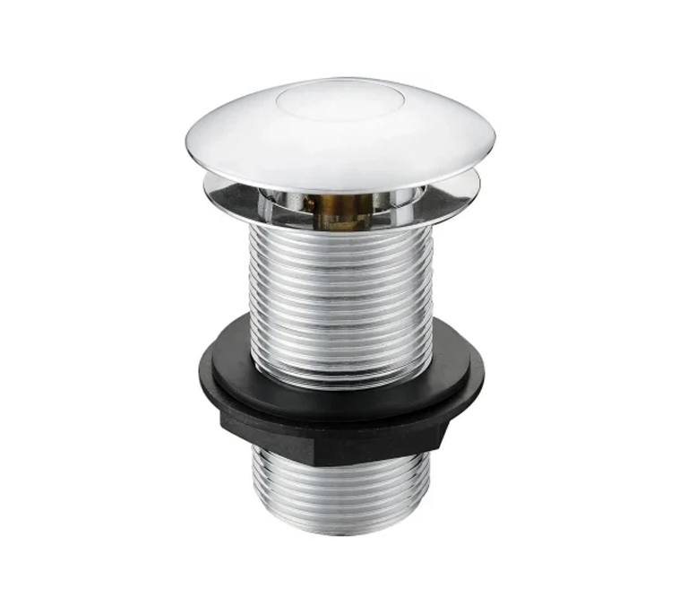 Peerless Central Clicker Plug Basin Waste - Unslotted - 1 1/4" - Chrome - 201328