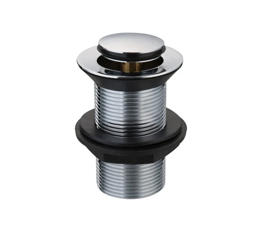 Peerless Easy Clean Clicker Basin Waste - Unslotted - 1 1/4" - Chrome - 201757