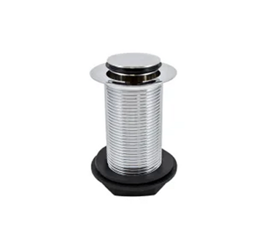 Peerless Clicker Plug Basin Waste - Unslotted - 1 1/4" - Chrome - 201773