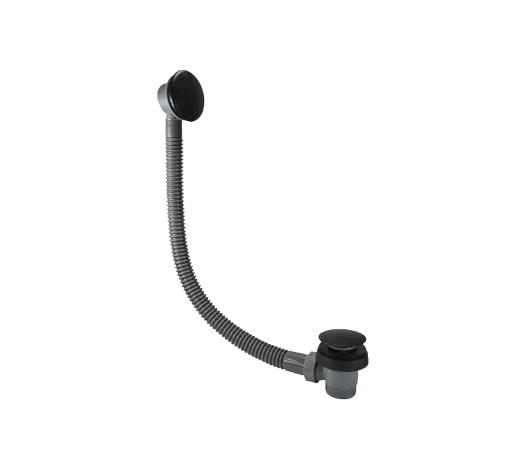 Peerless Contemporary Mushroom Clicker Bath Waste - 1 1/2" - Matt Black - 204015