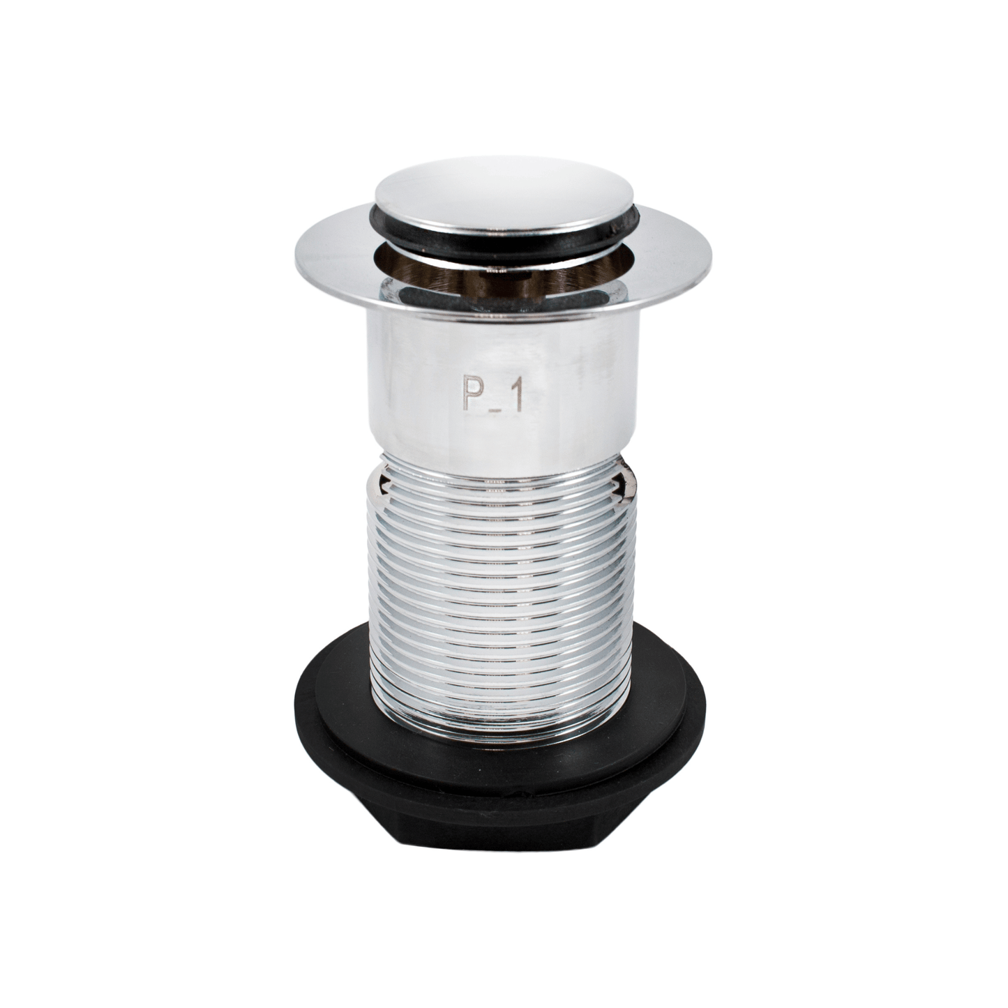 Peerless Stainless Steel Clicker Basin Waste - Slotted - 1 1/4" - Chrome - 205150