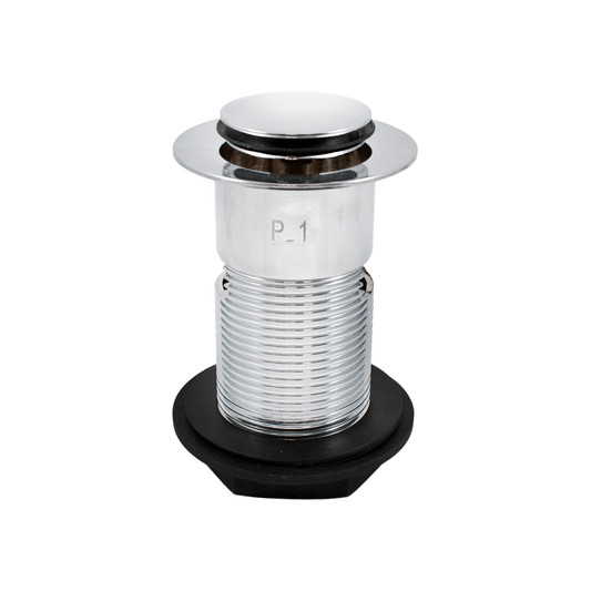 Peerless Stainless Steel Clicker Basin Waste - Slotted - 1 1/4" - Chrome - 205150