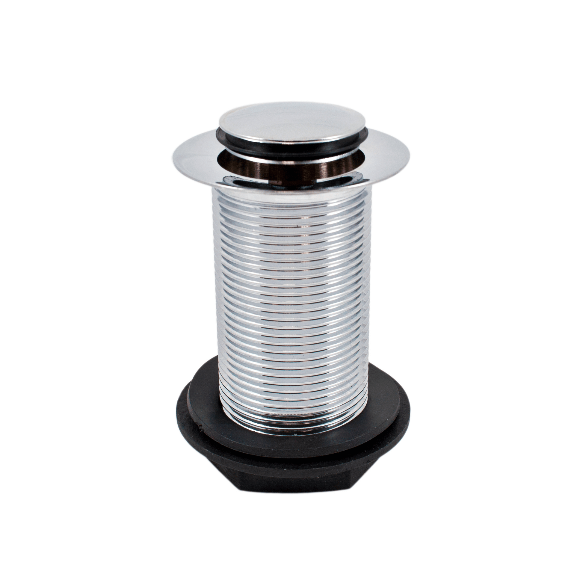 Peerless Stainless Steel Clicker Basin Waste - Unslotted - 1 1/4" - Chrome - 205155