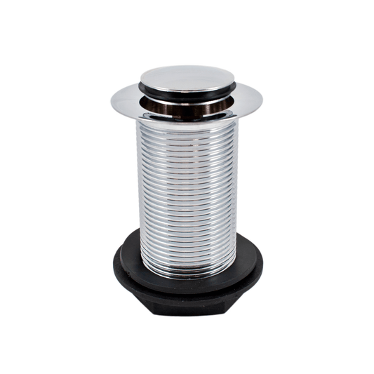 Peerless Stainless Steel Clicker Basin Waste - Unslotted - 1 1/4" - Chrome - 205155