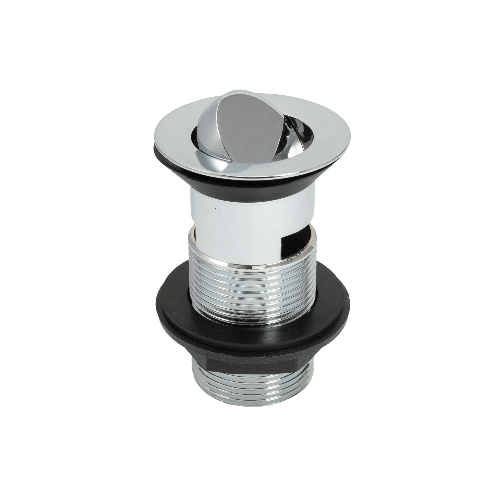 Peerless Stainless Steel Flip Plug Basin Waste - Slotted - 1 1/4" - Chrome - 205200