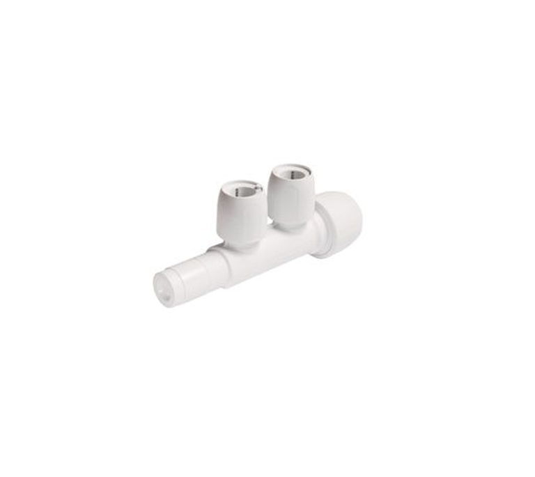 Hep2O Manifold - Closed Spigot - 22mm x 15mm 2-Port - HX88/22W