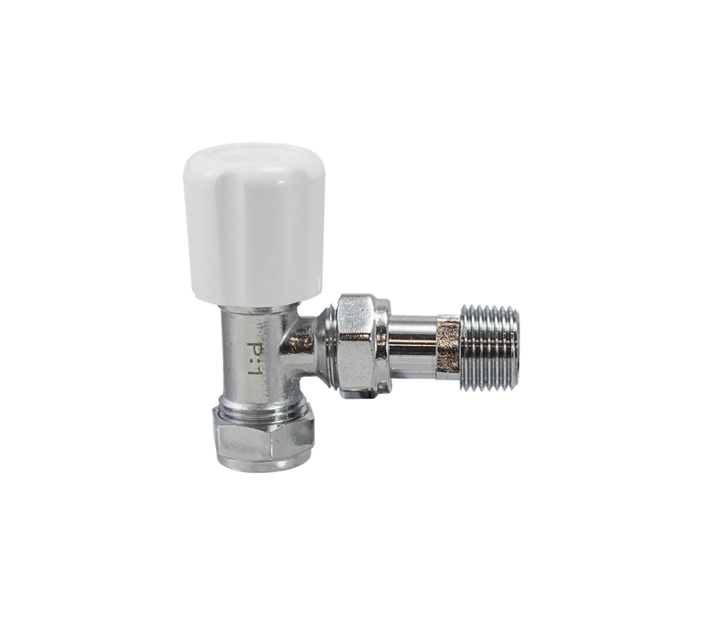 Trent Reversible Radiator Valve - 15mm Angled - 1/2" Nut