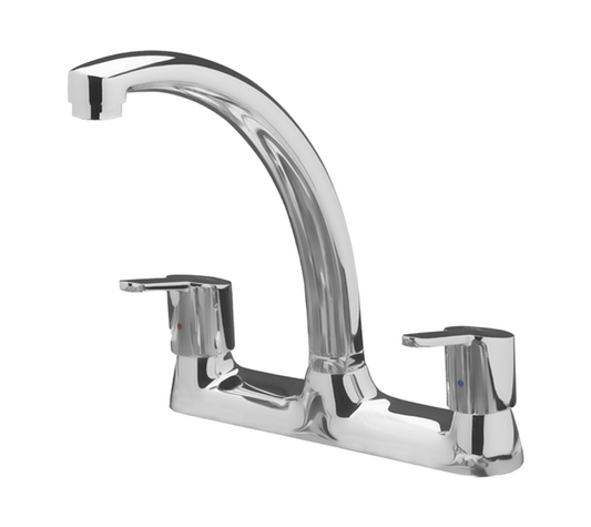 Clever Araya Mercia Urban Deck Mounted Kitchen Mixer Tap - Chrome